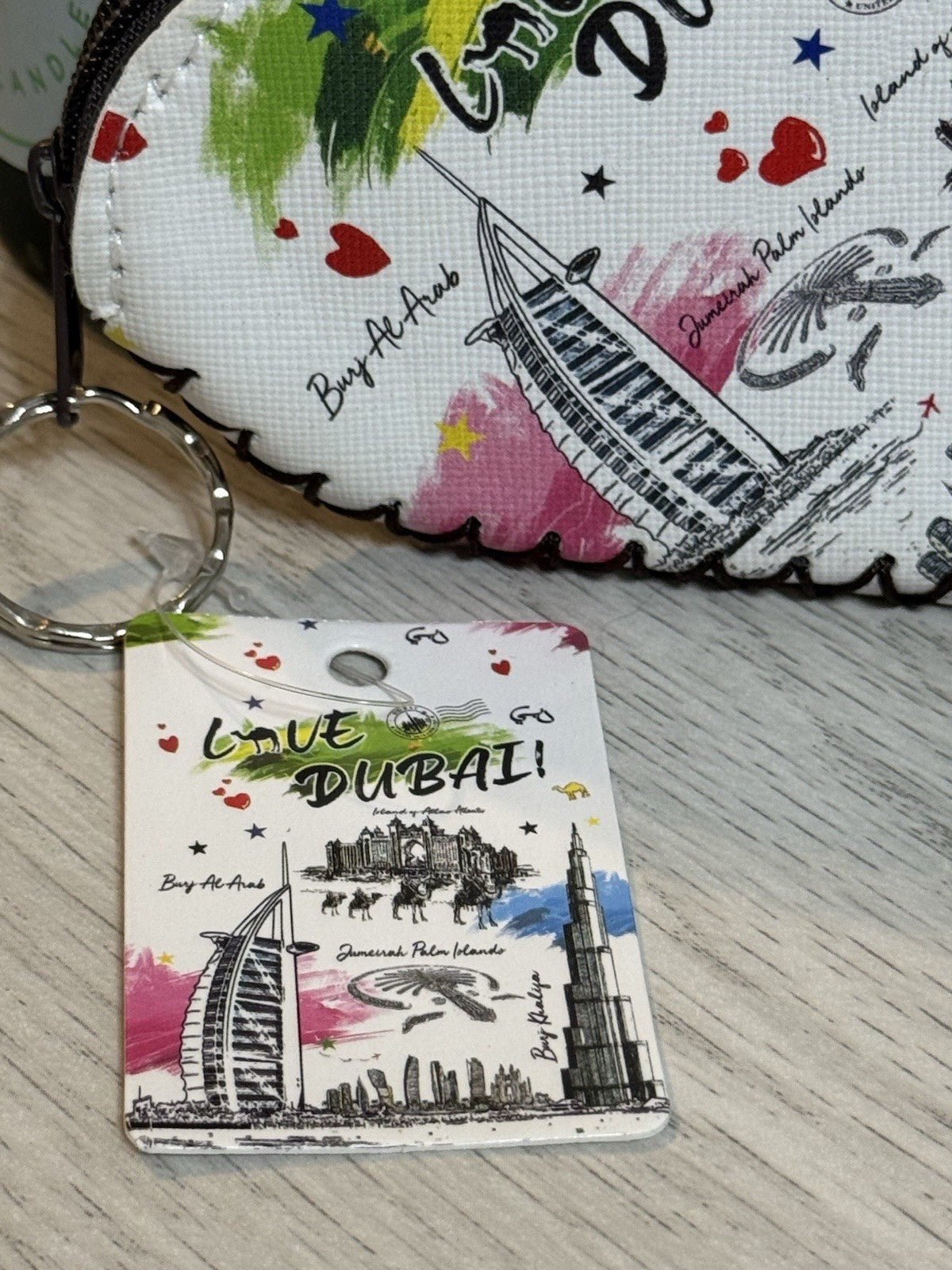 Heart Shaped Lip & Makeup Coin Pouch - Love Dubai Travel Bag