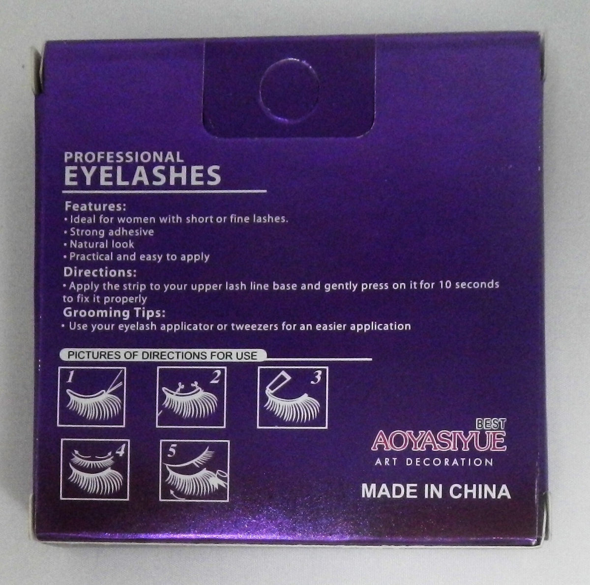 False Eyelashes 6D Mink Hair Eye Lashes - 12 Pairs with Multiple Sizes