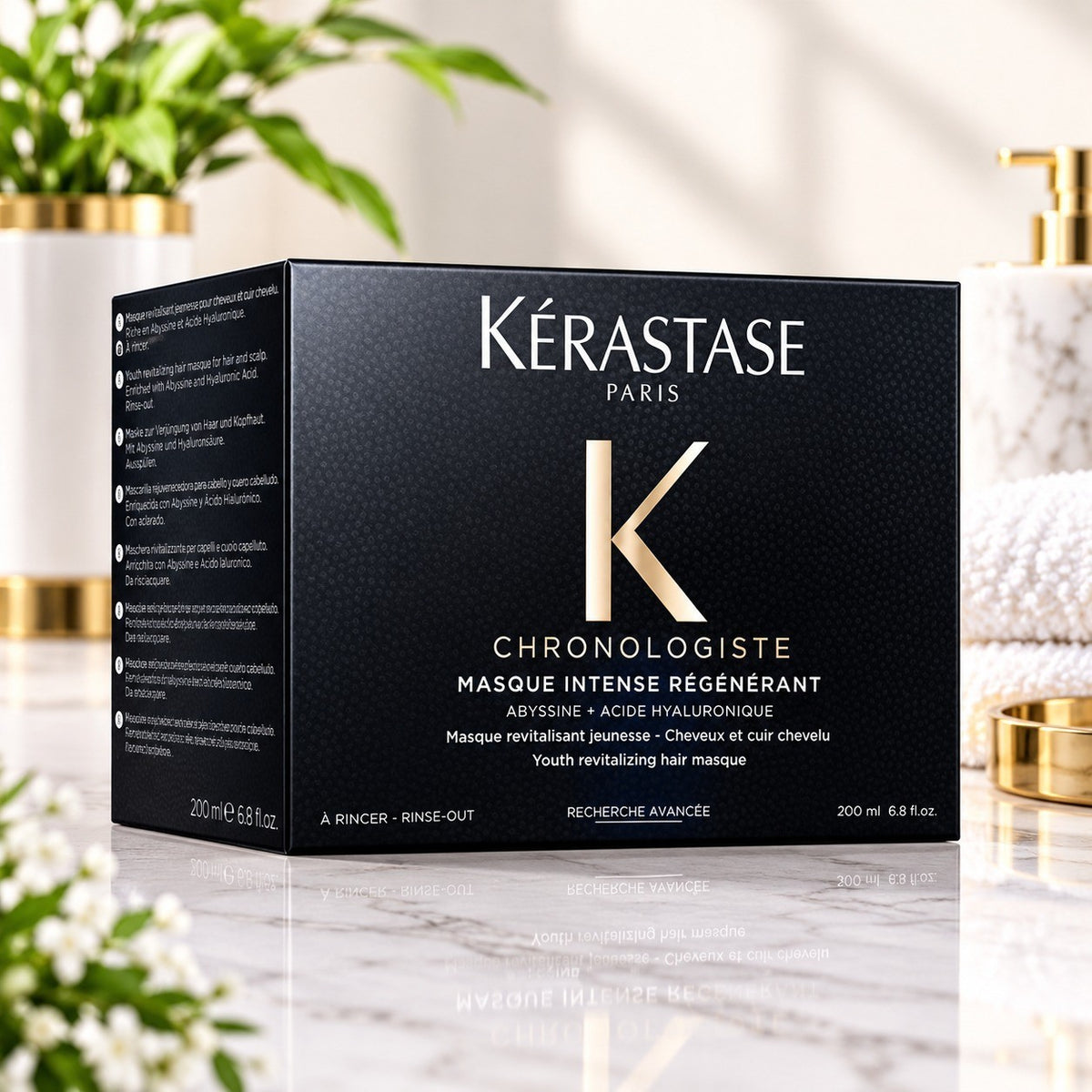 Kerastase Chronologiste Intense Regenerant Hair Mask 6.8oz - Nourishing Deep Treatment