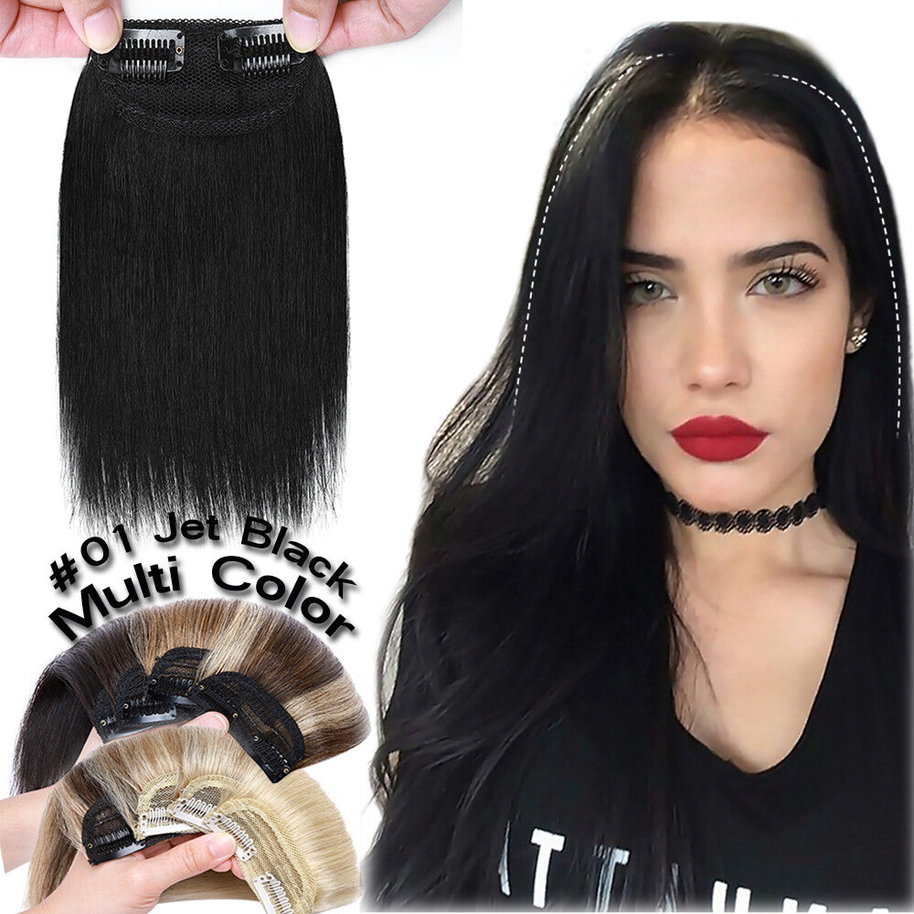 Remy Human Hair Extensions Clip-In One Piece Full Head Weft - Multiple Colors & Lengths