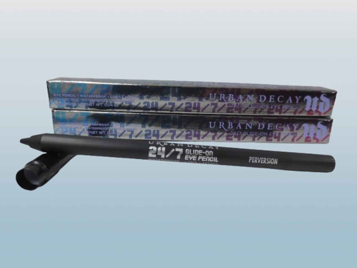 Urban Decay 24/7 Glide-On Eye Pencil Perversion Set - Black, Waterproof, 0.04 oz