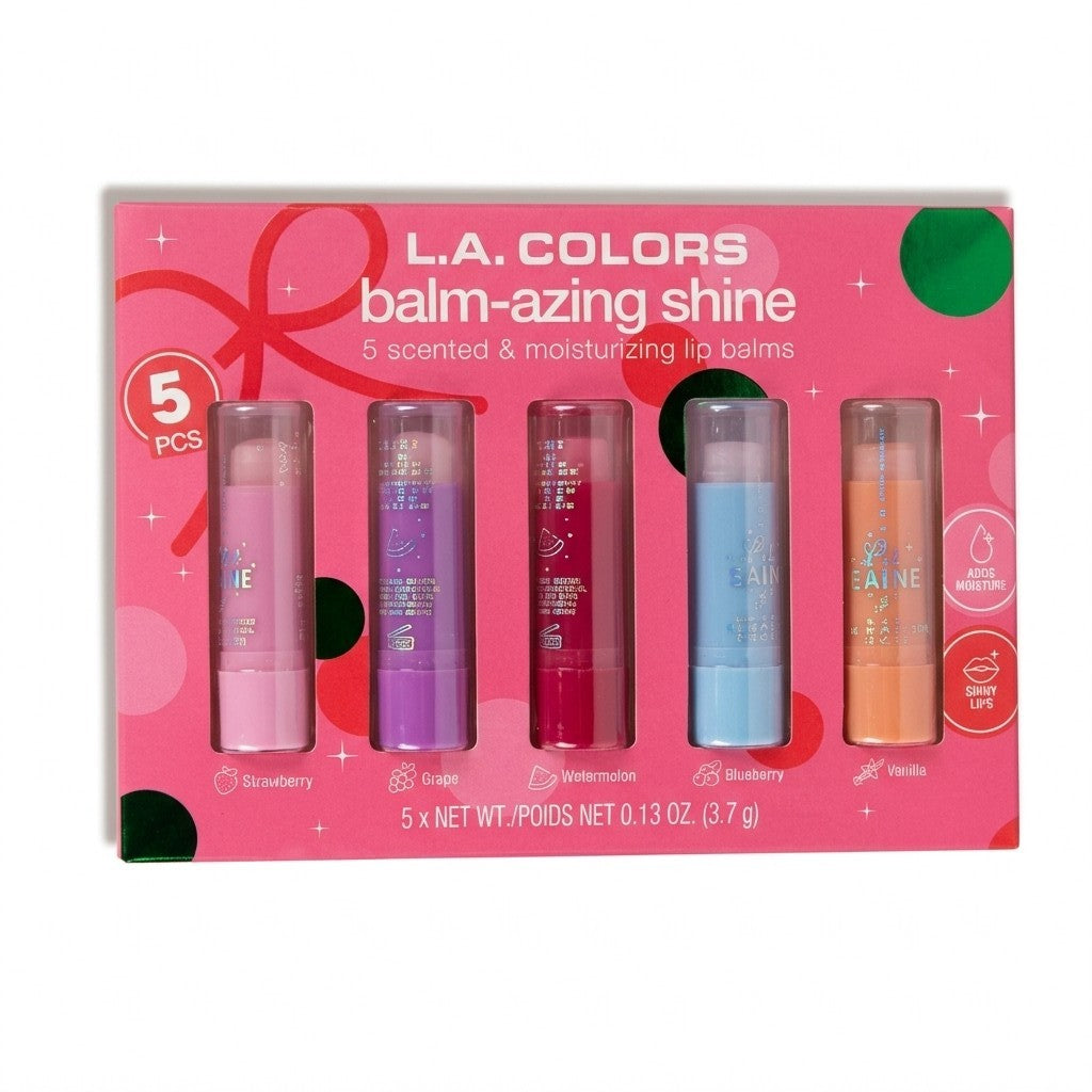 Lip Balm Set - Scented Moisturizing Gloss for Lips & Cheeks, 5 Pcs