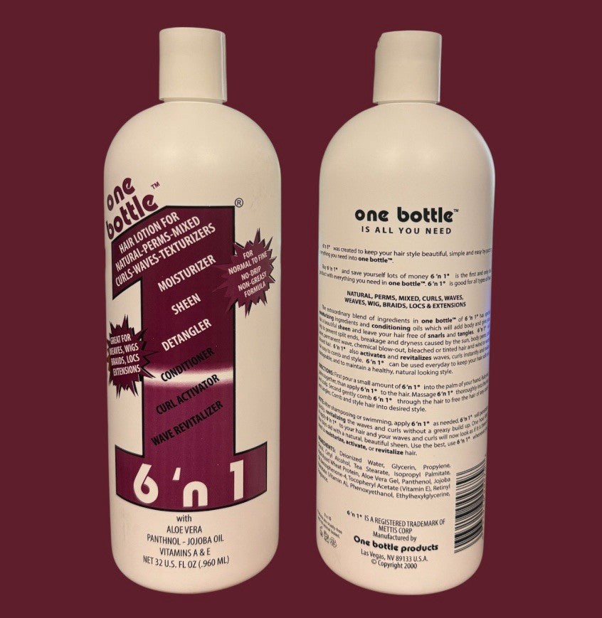 Hair Lotion for Natural Perms, Curls & Waves with Aloe Vera - 32 oz