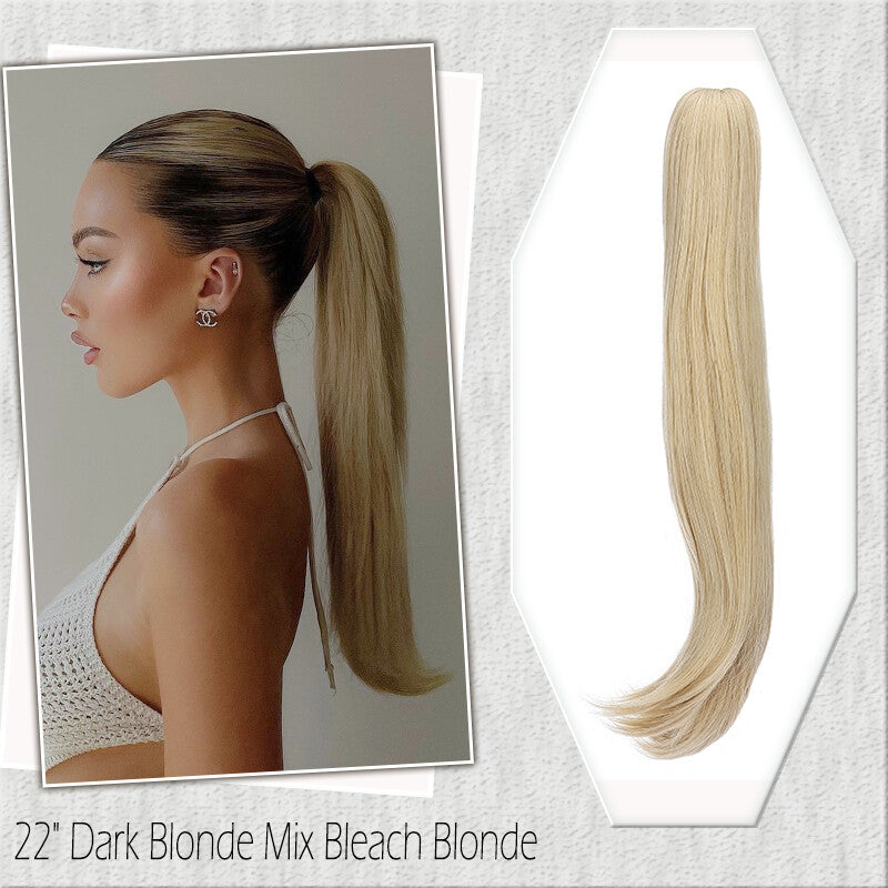 Fake Ponytail Clip-In Hair Extension Thick Natural Look 14 Inches