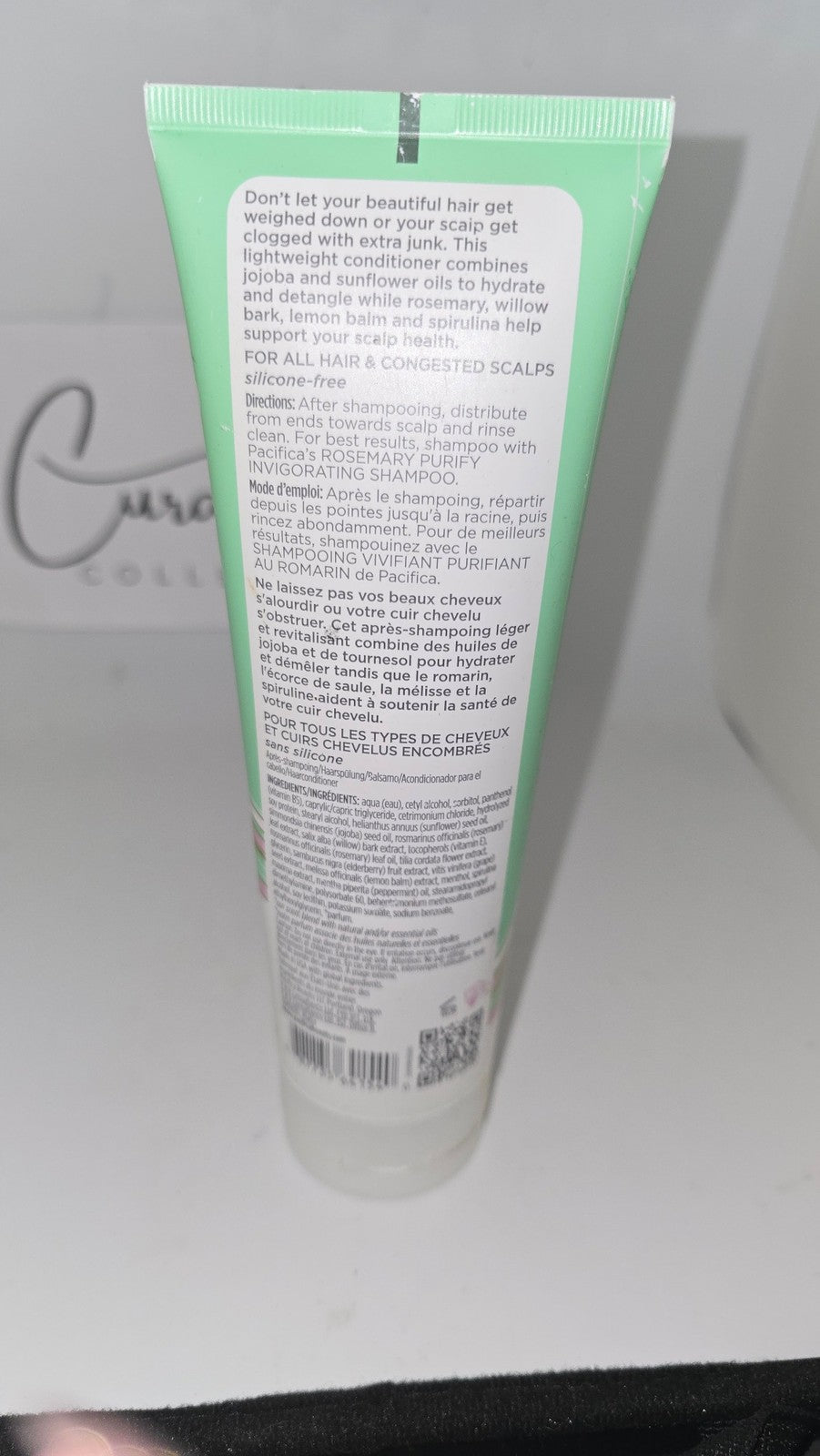 Hydrating Hair Conditioner with Jojoba & Rosemary - 8 oz, Vegan & Cruelty-Free