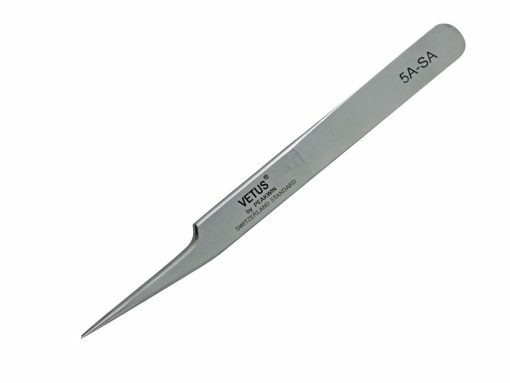 High Precision Stainless Steel Tweezers - Swiss Style, Anti-Corrosive, 120mm