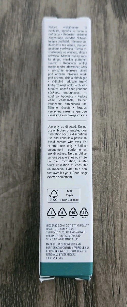 Brightening Eye Serum with Squalane and Niacinamide - 15mL / 0.5 Fl Oz