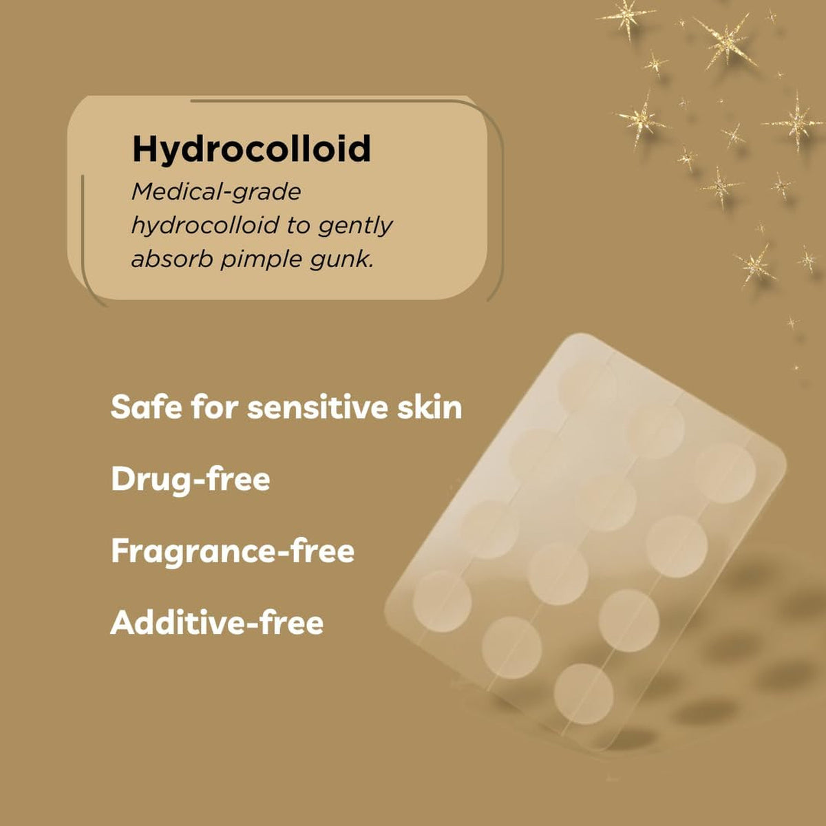 Hydrocolloid Acne Pimple Patches for Face & Skin - 36 Discreet Blemish Stickers
