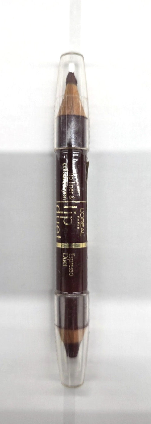Lip Makeup Kit - Lip Liner & Color Crayon Duo - Espresso & Petal
