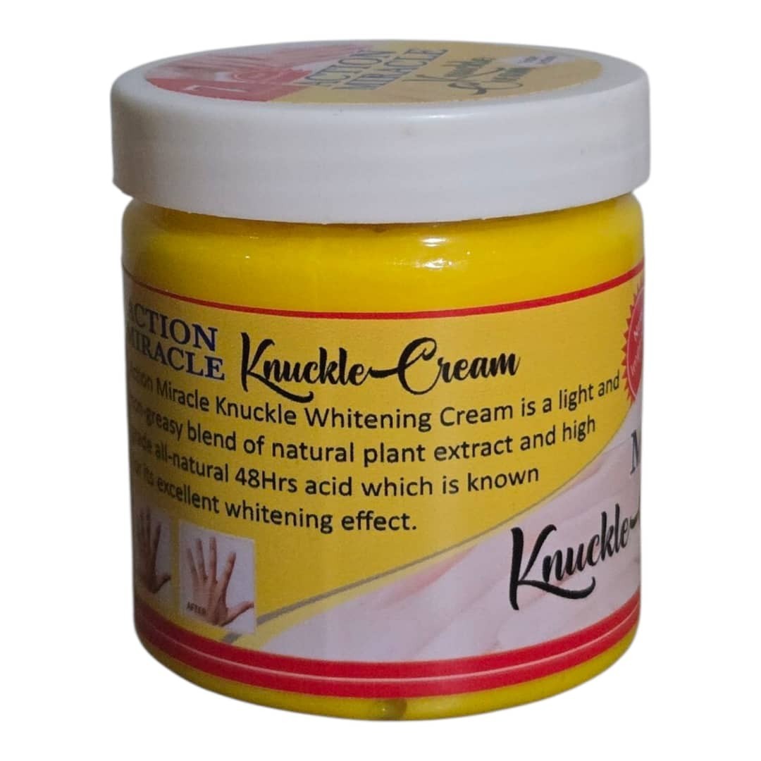 Action Miracle Knuckle Cream with Triple Action - Clear & Clean Formula