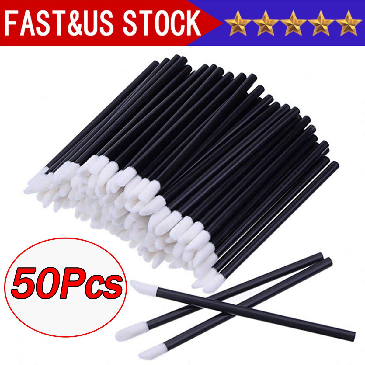 Disposable Lip Brush Wands Set for Precise Makeup Application