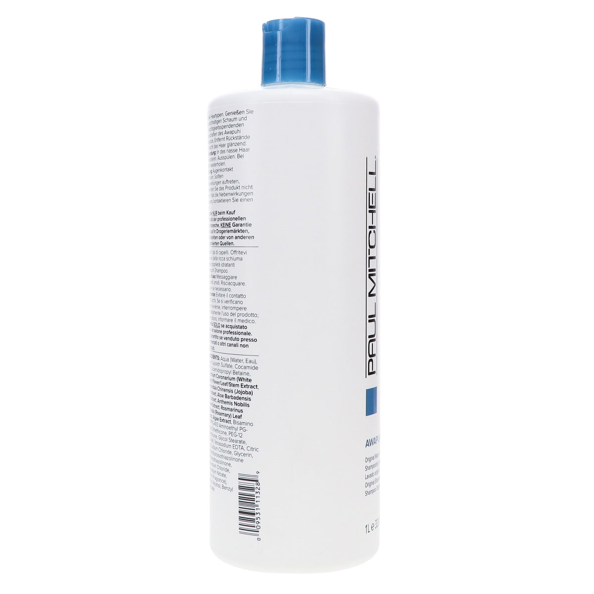 Moisturizing Hair Shampoo 33.8 oz with Awapuhi & Keratin for Damaged Hair