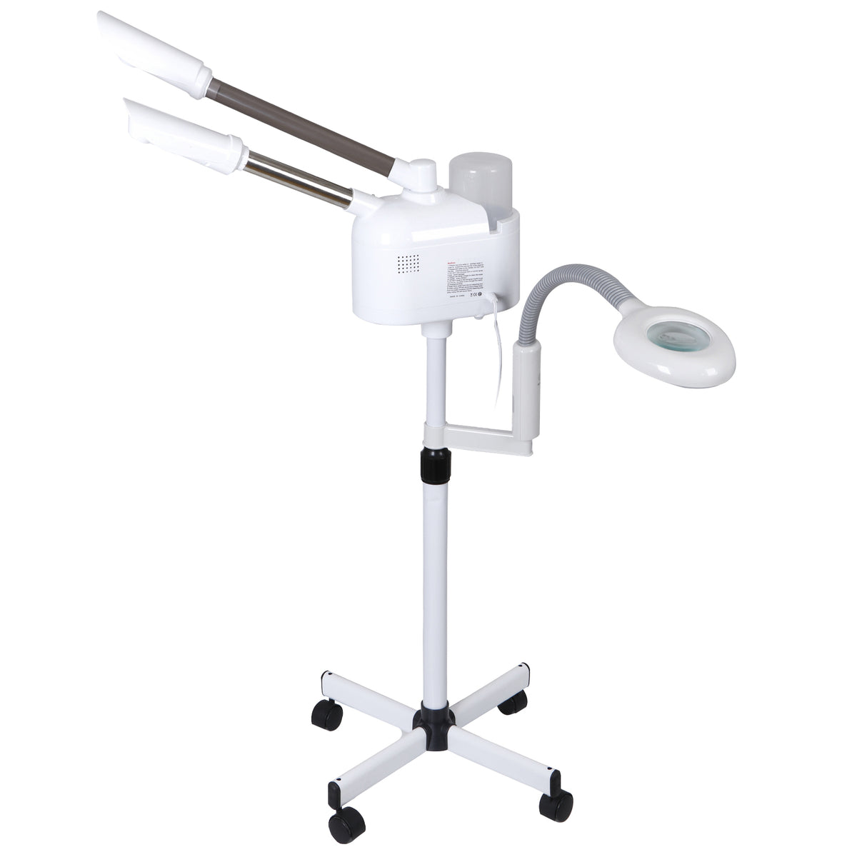 3 in 1 Facial Steamer with Hot/Cold Nozzle 5X LED Magnifying Lamp