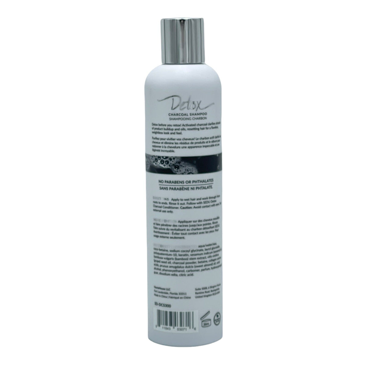Sedu Detox Charcoal Shampoo & Conditioner Set Clarifying 10.1 oz