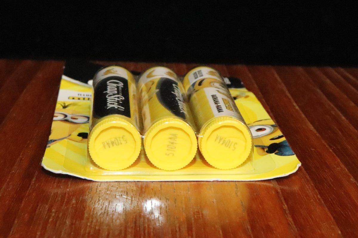 Banana Lip Balm 3-Pack - ChapStick Minions Limited Edition
