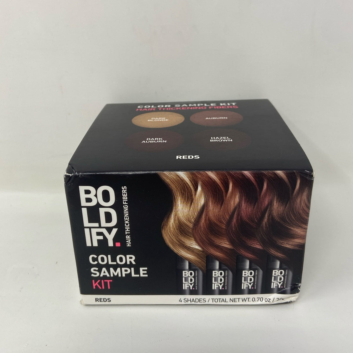 Hair Fibers Sample Kit - Reds, 4 Shades, 0.70oz