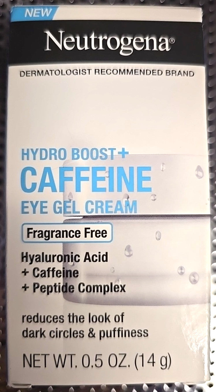 Neutrogena Hydro Boost Caffeine Eye Gel Cream - Dark Circles & Puffiness Relief 0.5 oz