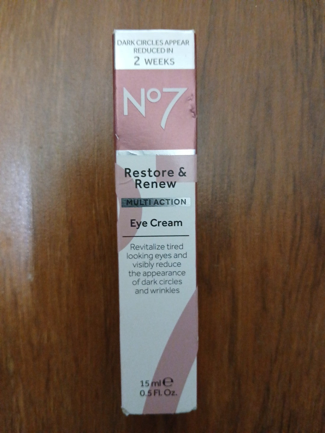 No7 Restore & Renew Multi Action Eye Cream - 15ml Hydrating Eye Care