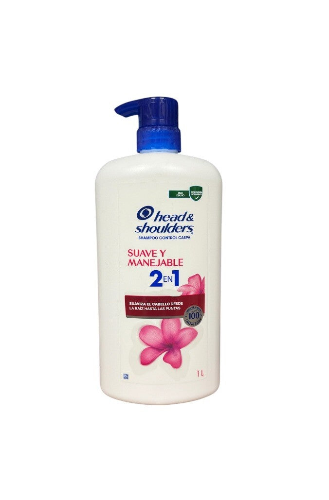 Head & Shoulders 2-in-1 Shampoo for Hair & Scalp Care 1L - Free Shipping