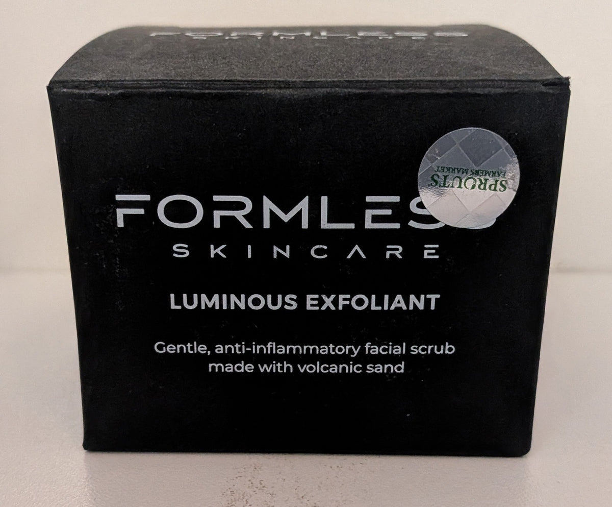 Formless Skincare Luminous Exfoliant Gentle Volcanic Sand Facial