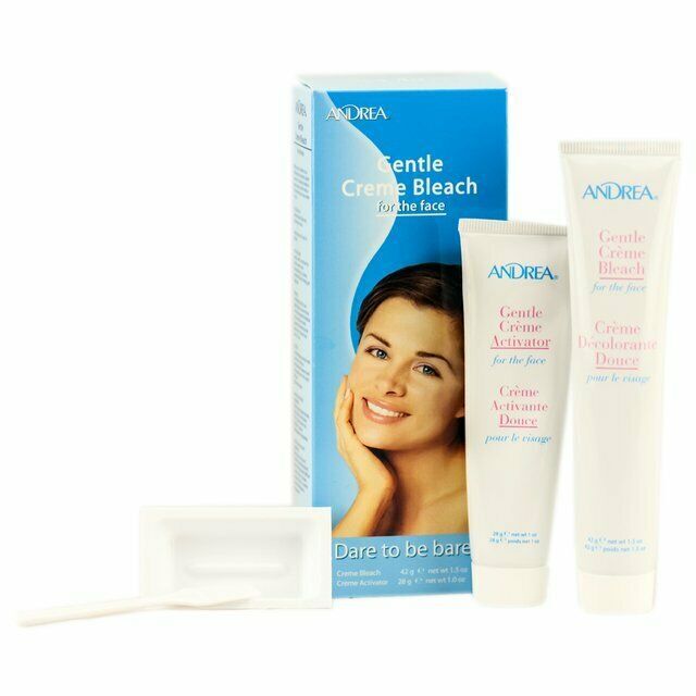 Andrea Gentle Creme Bleach for the Face Remove Unsightly Hair 1 Kit