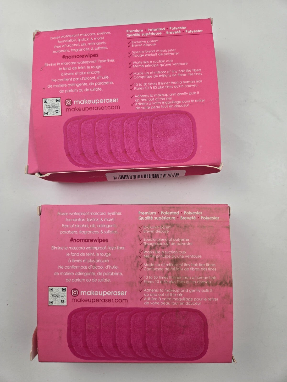 MakeUp Eraser Original Makeup Remover Towels - 2 Pack, 14 Erasers, Water Only