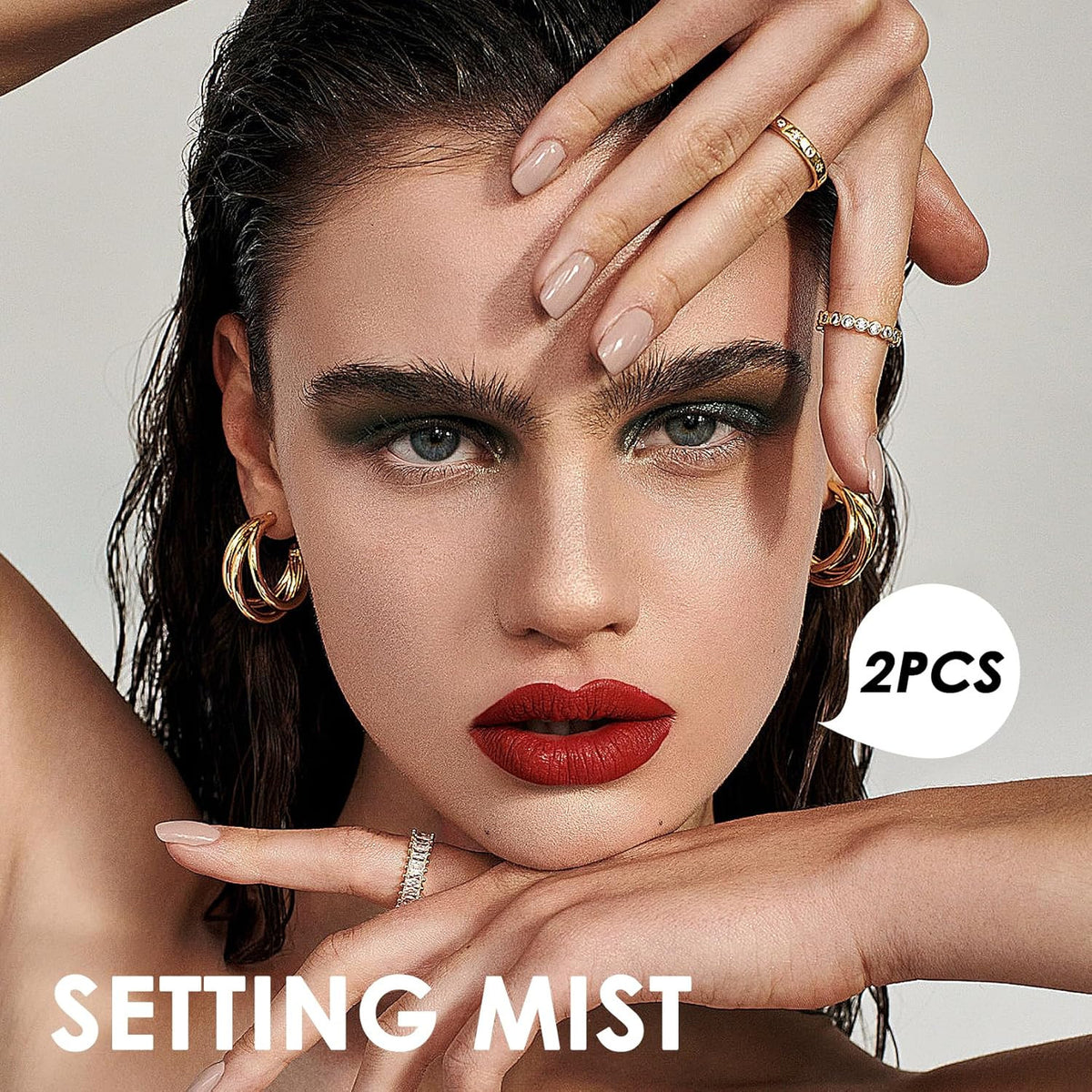 Weightless Waterproof Makeup Setting Spray Set - Long Lasting, Face
