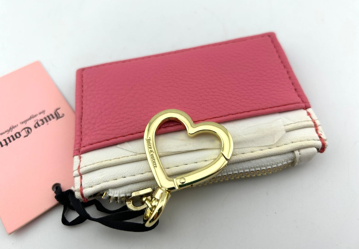 Pink Lemonade Juicy Couture Card Case - Fashionista Zipper Wallet