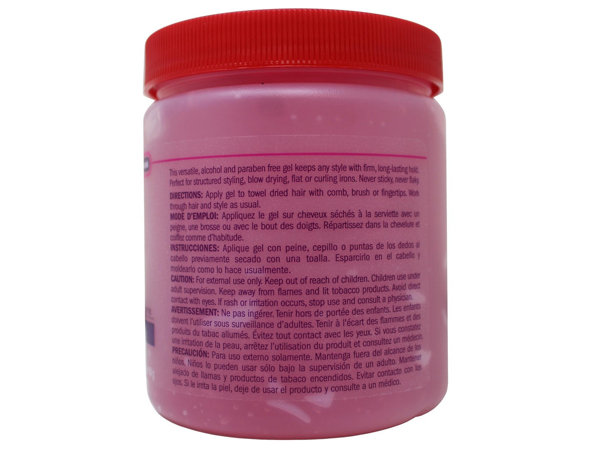 Alcohol-Free Styling Gel with Firm Hold - 16 Oz 2-Pack for All Hair Types