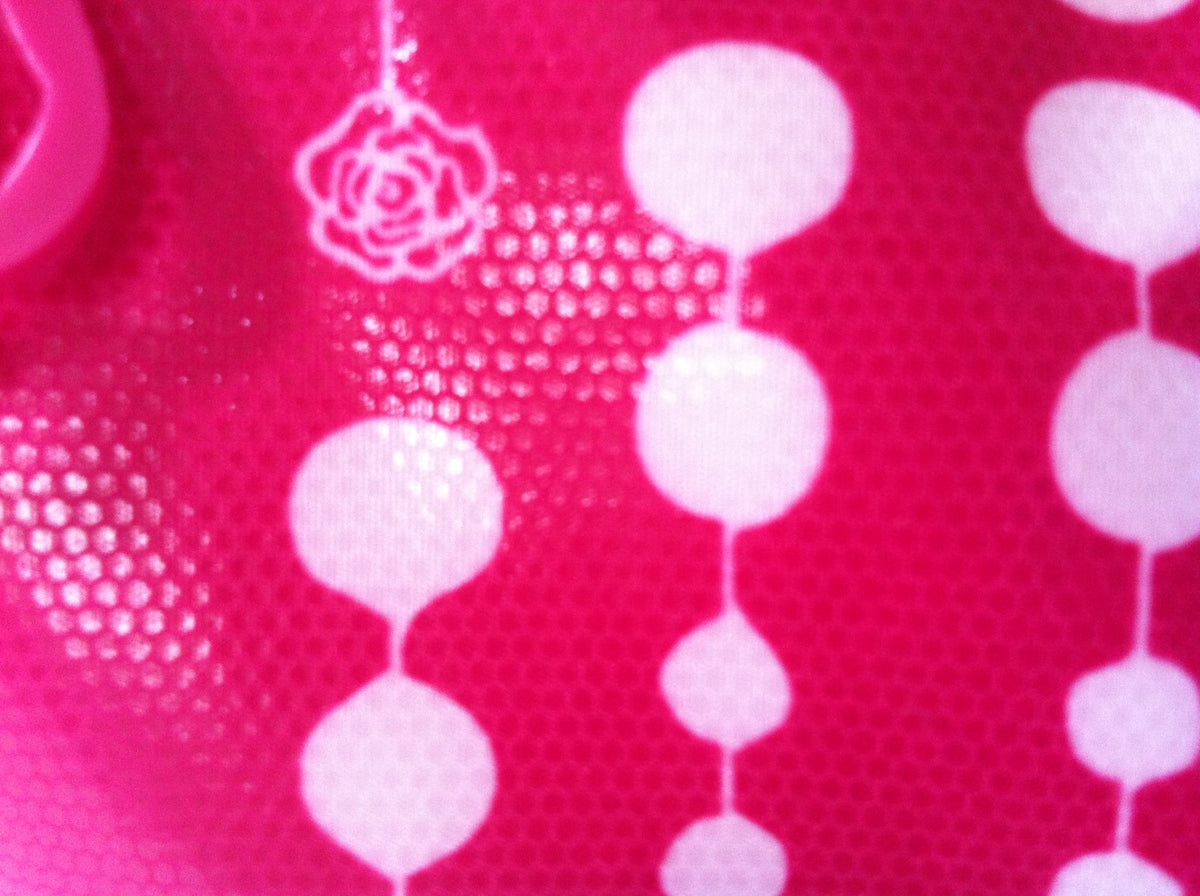 Pink Polka Dot Cosmetic Bag Purse for Travel & Makeup Organizer