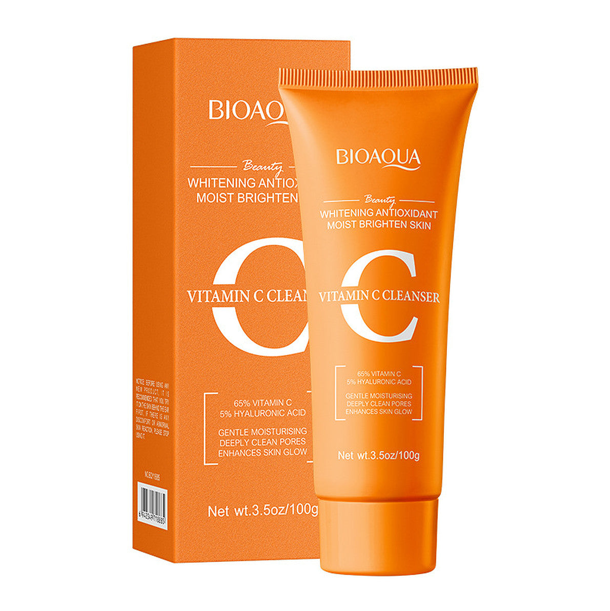 Vitamin C Facial Cleanser with Hyaluronic Acid - Antioxidant Deep Clean 100g