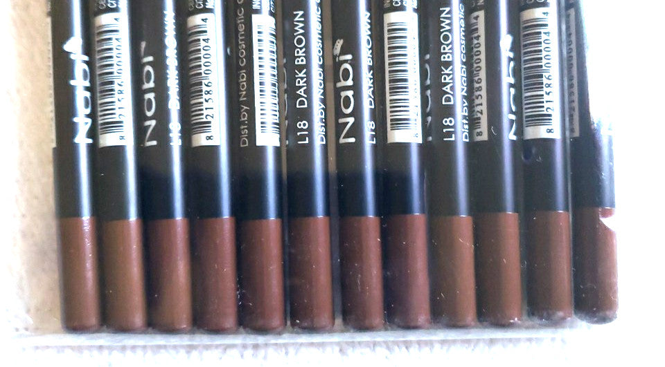 Dark Brown Lipliner Pencil Set - Long-lasting, Creamy, Precise Application