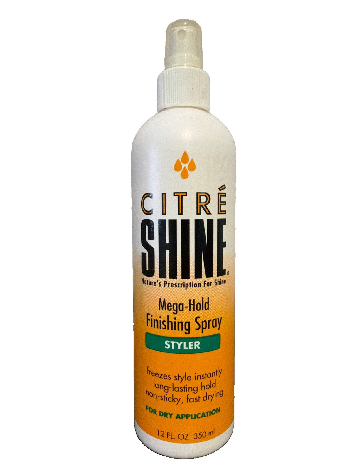Mega Hold Finishing Hair Spray - 12oz Dry Application