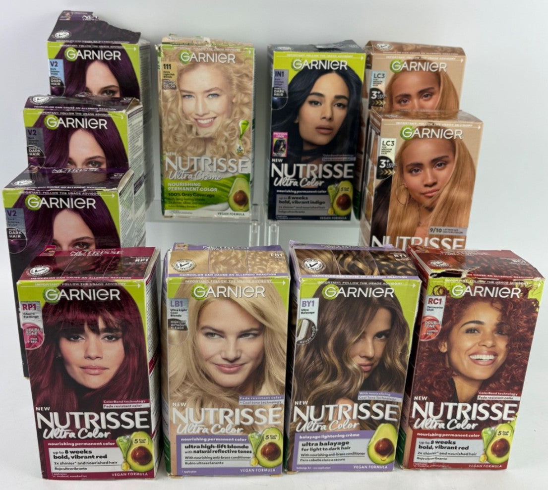 Garnier Nutrisse Hair Color Dye - 11 Pack Variety
