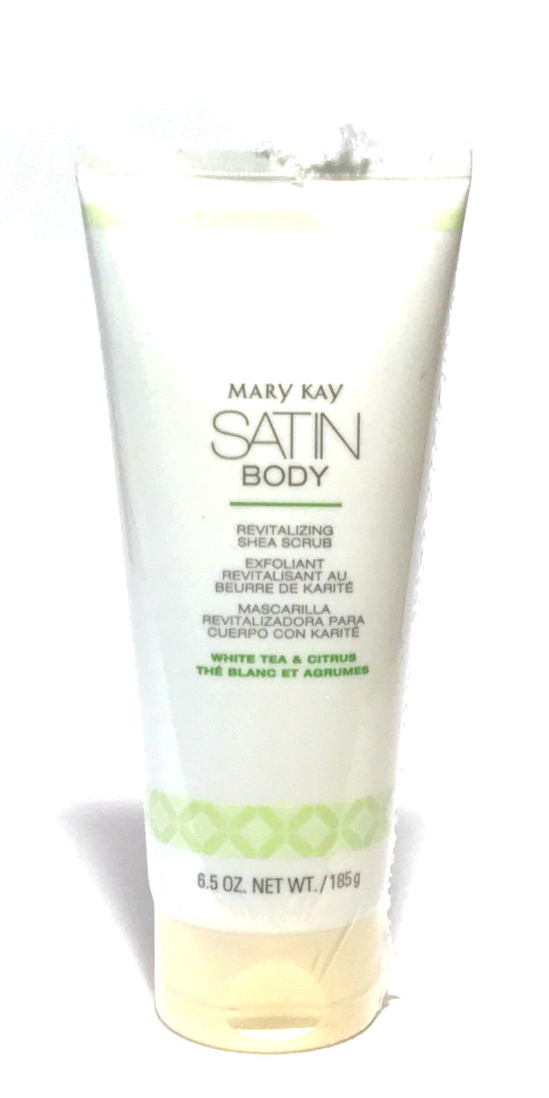 MARY KAY SATIN BODY~REVITALIZING SHEA SCRUB~WHITE TEA AND CITRUS~FULL