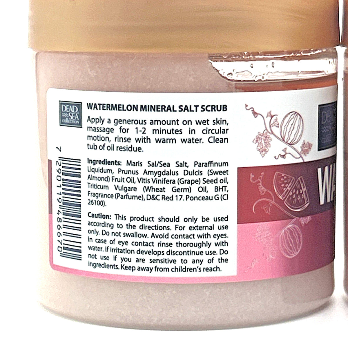 Dead Sea Collection Watermelon Exfoliating Mineral Salt Scrub, 2-Pack
