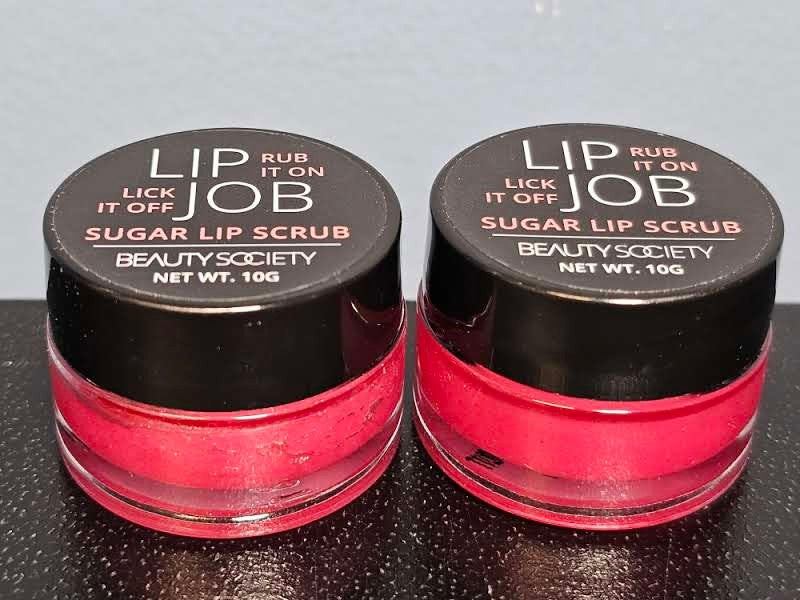 Lip Scrub Passion Fruit - Set of 2 Sugar Lip Exfoliants 10g Each