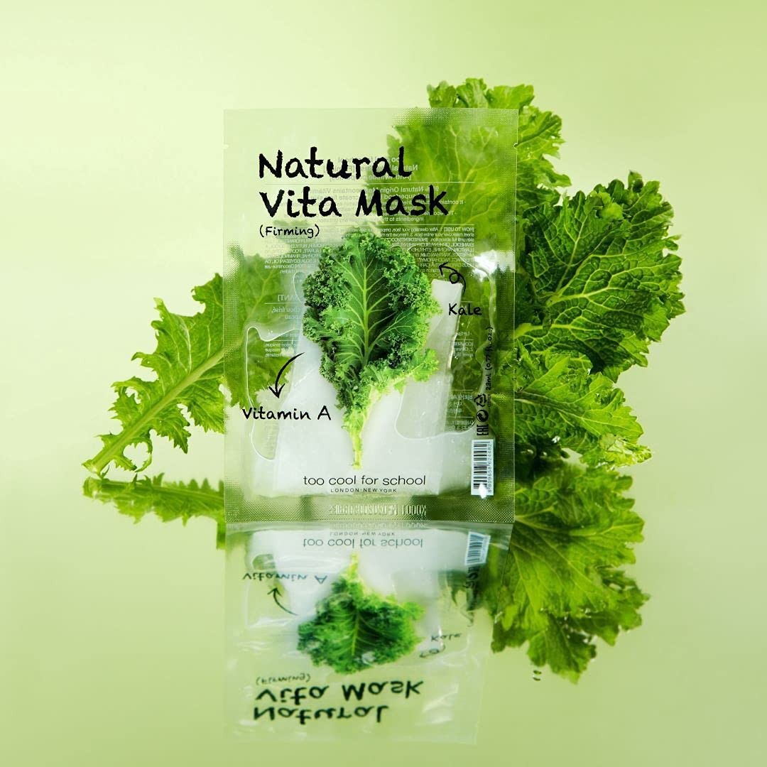 Natural Vita Firming Sheet Mask with Kale & Vitamin A