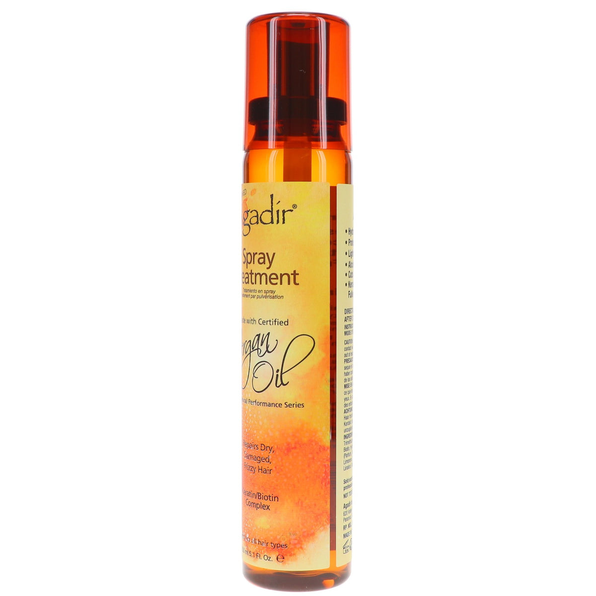 Argan Oil Hair Treatment Spray - Hydrating Shine & Frizz Control 5.1 oz