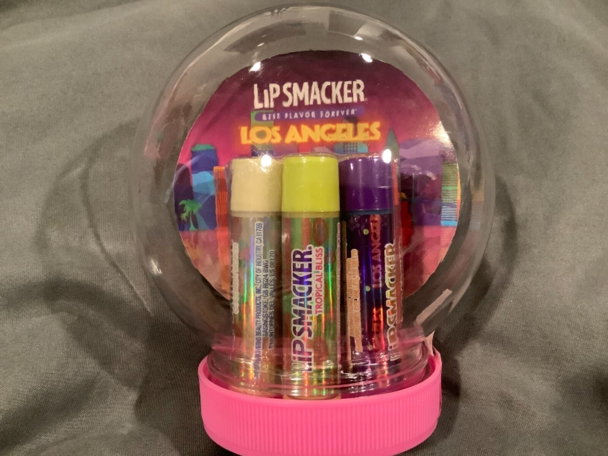 Lip Smackers Los Angeles Lip Balm Set - Tropical Bliss Coconut Beach 7 Tubes