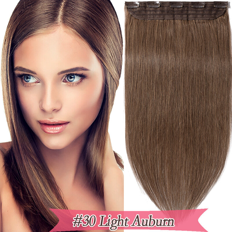 Remy Human Hair Clip-In Extensions 3/4 Full Head Natural Styles 16-20 Inches