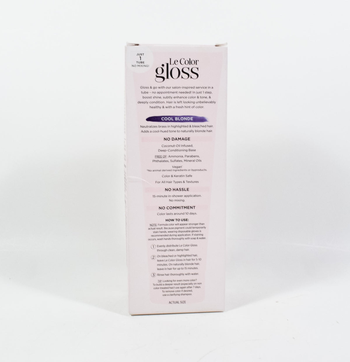 L'Oréal Le Color Gloss One-Step Toner Cool Blonde 4 oz