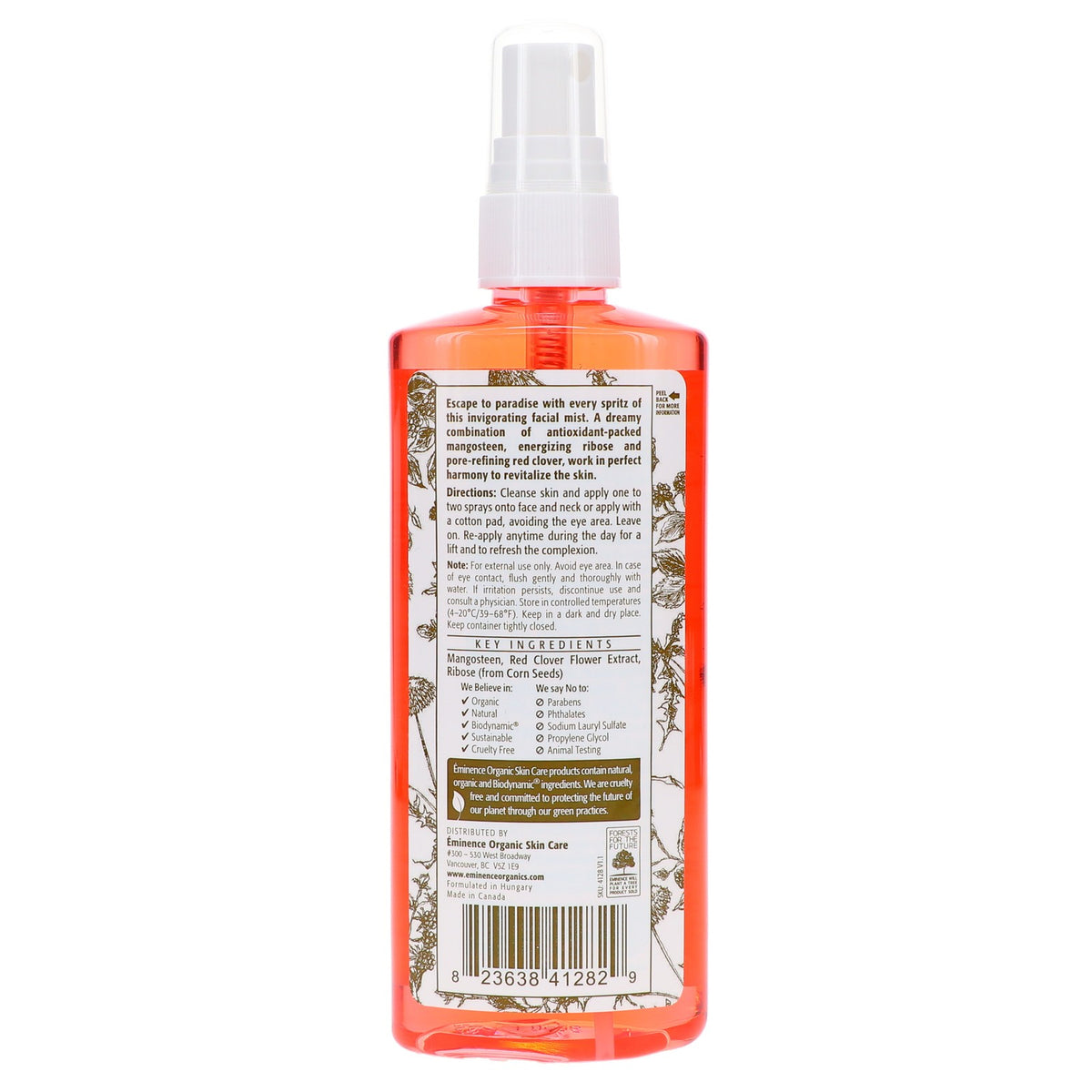 Mangosteen Revitalizing Facial Mist - Organic Skin Care, 4.2 oz