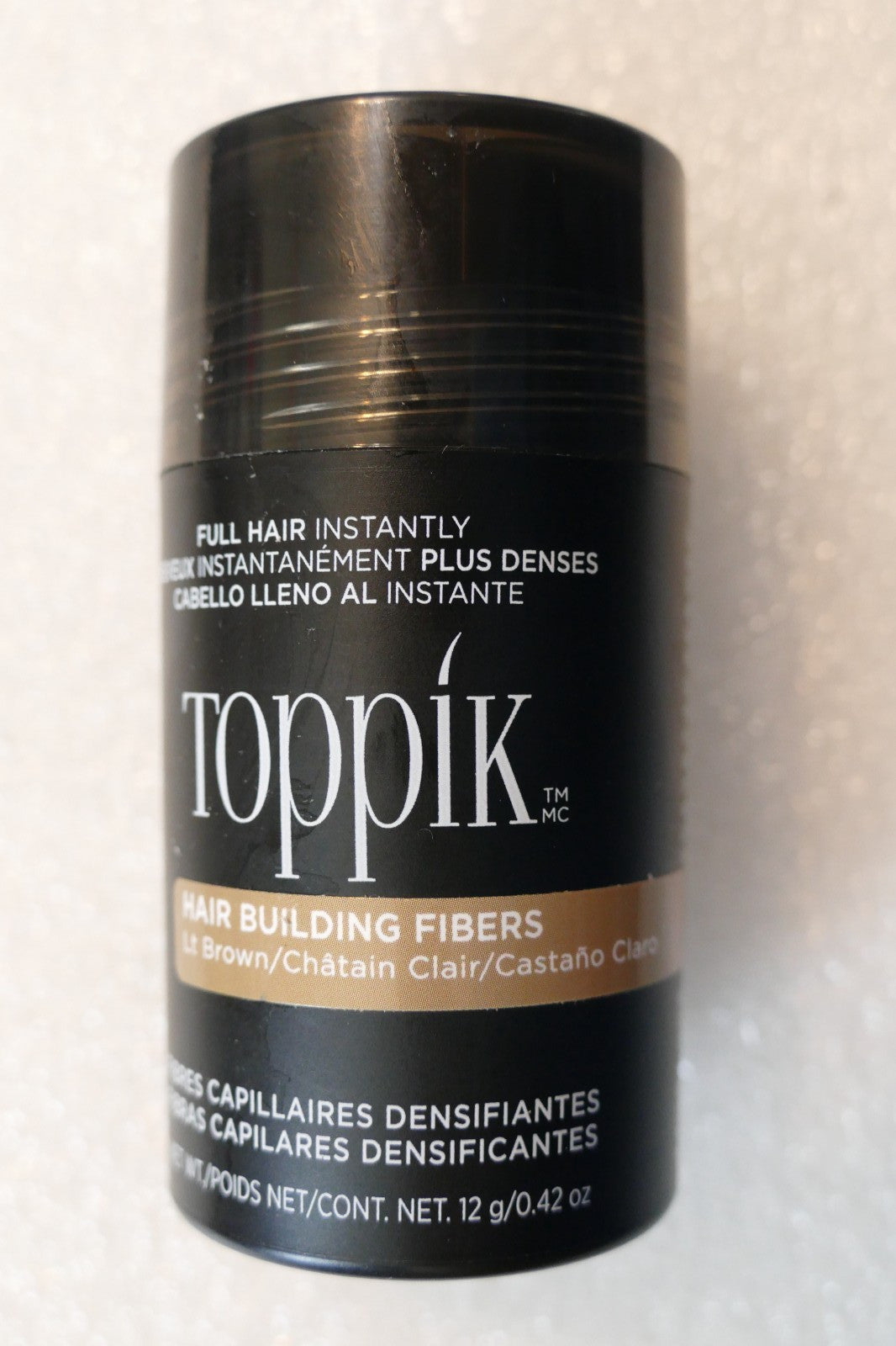 Hair Building Fibers Light Brown 0.42 oz Natural Hair Concealer for Thinning Hair
