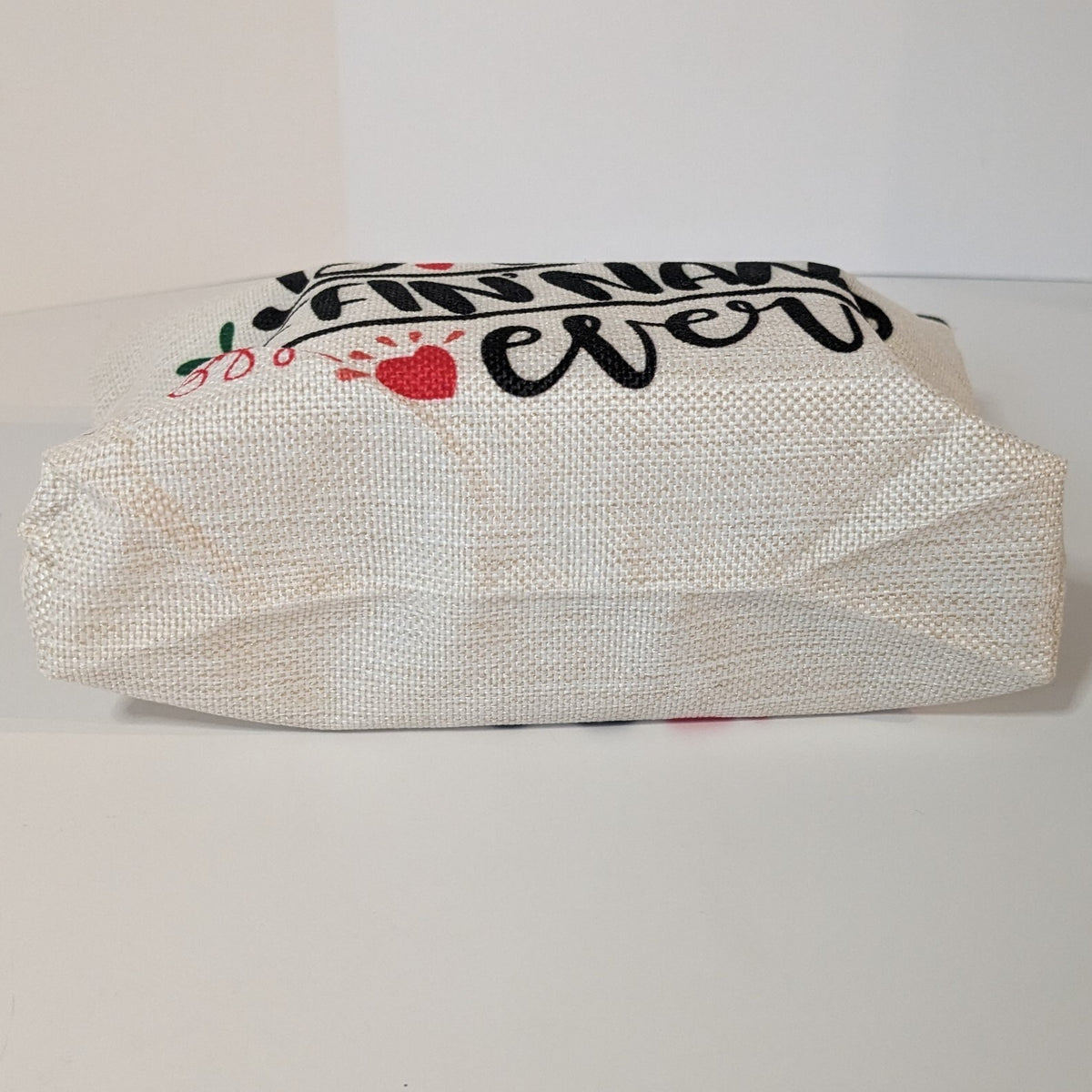 Travel Makeup Bag - Grandma Gift Clutch Style White
