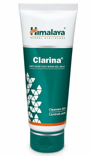 Herbal Acne Face Wash Gel 60ml - Clarina Anti-Acne Facial Cleanser
