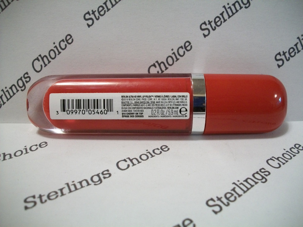 Revlon Ultra HD Vinyl Lip Polish Cherry On Top - Shiny Lip Gloss