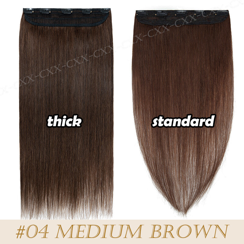 Full Head Clip-In Hair Extensions - 100% Virgin Remy Human Hair Blonde