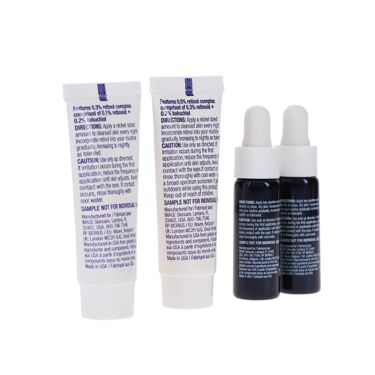 Anti-Aging Retinol Skincare Kit for Youthful Radiance - Trial Size