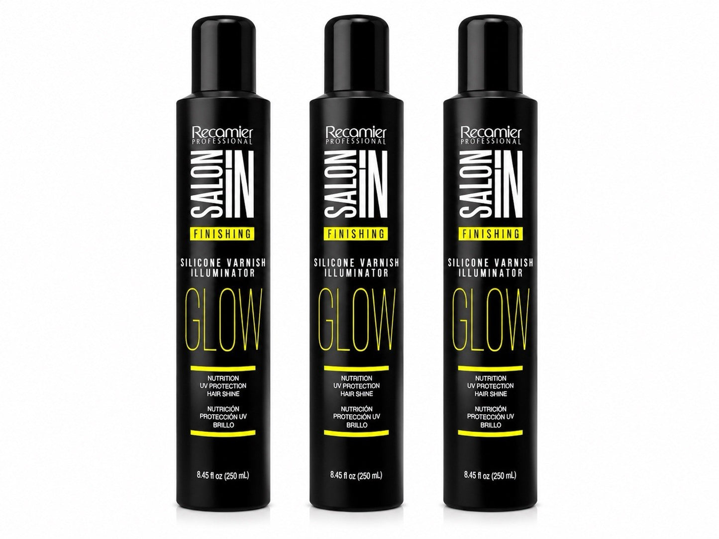 Salon Hair Shine Spray with UV Protection - 8.45oz 3 Pack
